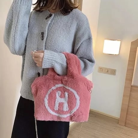 サークルロゴ チェーンファーバッグ 6色展開