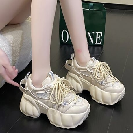ハイソール メッシュスニーカー 2色展開