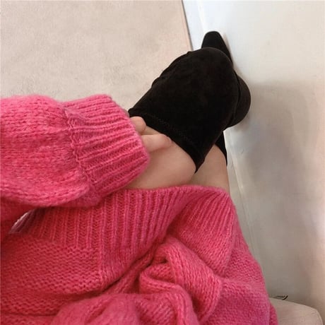 センターケーブル ルーズニット 2色展開