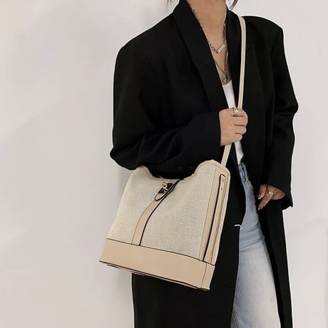 ゴールドバックル キャンバスバッグ 4色展開