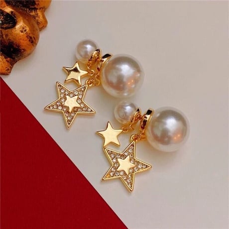 スターパール ピアス