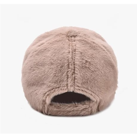 Mロゴ ファーキャップ 4色展開