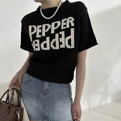 PEPPER サマーニット 2色展開