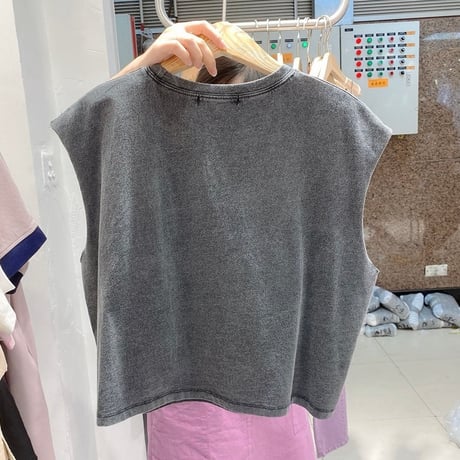 【DarkgrayMサイズ即納】レトロガールズ タンクトップ 3色展開