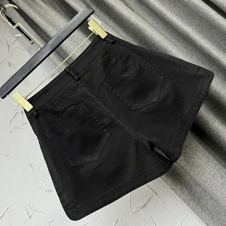 ゴールドボタンポケット フレアパンツ 4色展開