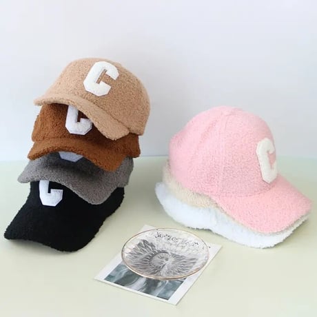 Cワッペン ベアーキャップ 7色展開