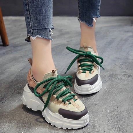 ハイソール ナチュラルカラースニーカー