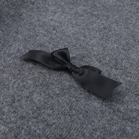 ブラックリボン コットンニット