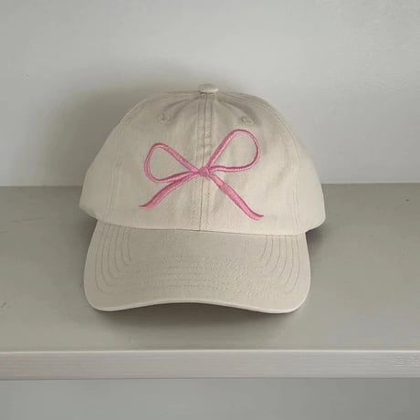 リボンステッチ キャップ 6色展開