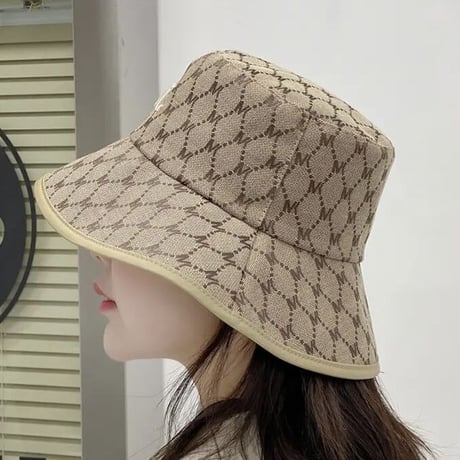 ドットステッチ デザインバケットハット 2色展開