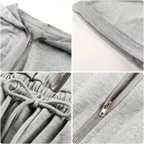 ジッパースウェット ロンパース 2色展開