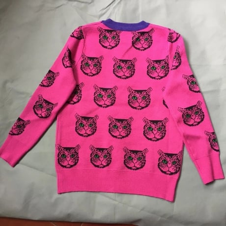キャットフェイス ニット