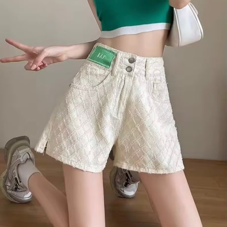 グリーンタグショートパンツ