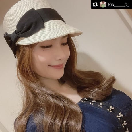 リボンデザイン キャスケット 2色展開