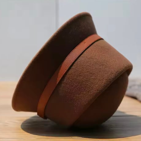 ゴールドバックルウールバケットハット 2色展開