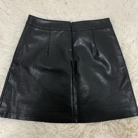 スリットジッパー ハイウエストスカート 2色展開