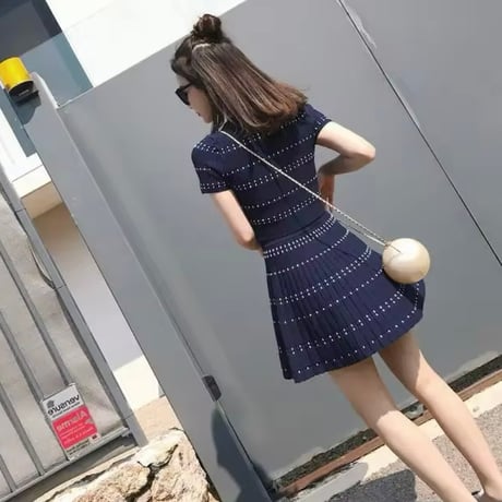 ドットニットセットアップ 2色展開