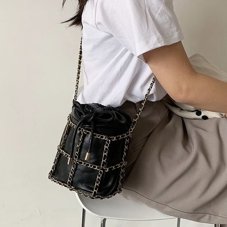 チェーンマッチ パースバッグ 2色展開