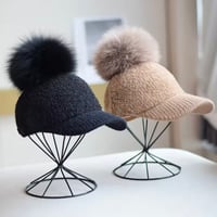 ポンポンウールリブキャップ 5色展開
