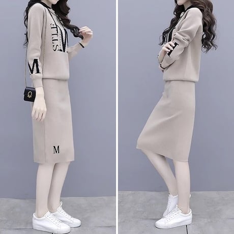 フーディ ロゴニットセットアップ 2色展開