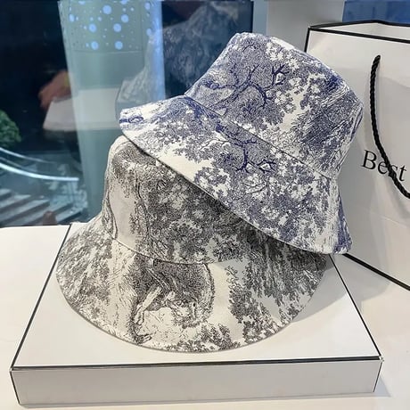 モダンプリント バケットハット 3色展開