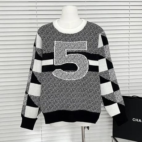 モノトーン ファイブニット