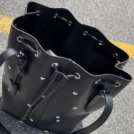 シルバーハート レザーバッグ