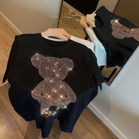 ブロックベアーストーンTシャツ 2色展開