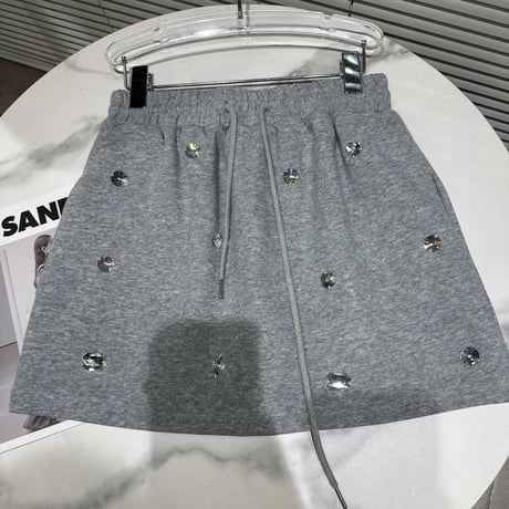 クリスタルビジュー スウェットセットアップ 3色展開