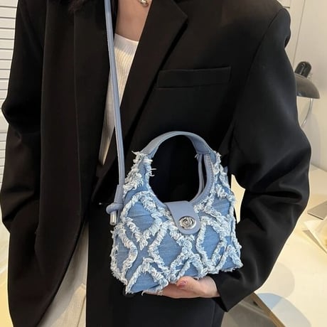 クロスフリンジ ショルダーバッグ 4色展開