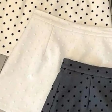 ドットペンシル ミニスカート 3色展開