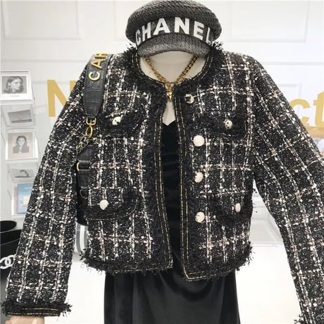 エレガンスツイード ジャケット 2色展開