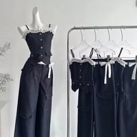 ブルートーンデニムセットアップ
