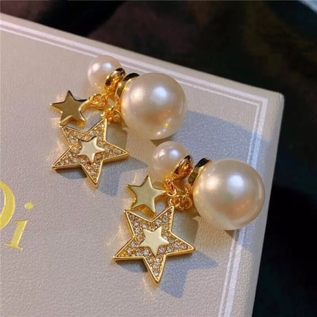 スターパール ピアス