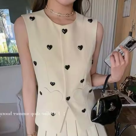 ハートモチーフセットアップ 2色展開