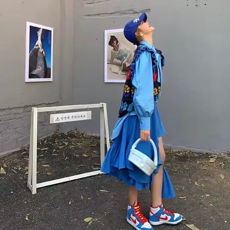 フラワーフリルニットベスト