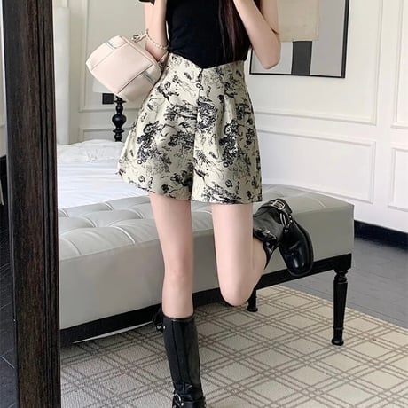 シック ハイウエストパンツ 2色展開