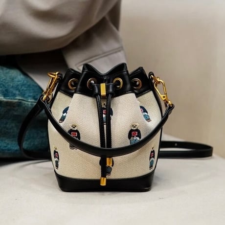 ベアーステッチ キャンバスバッグ 2色展開