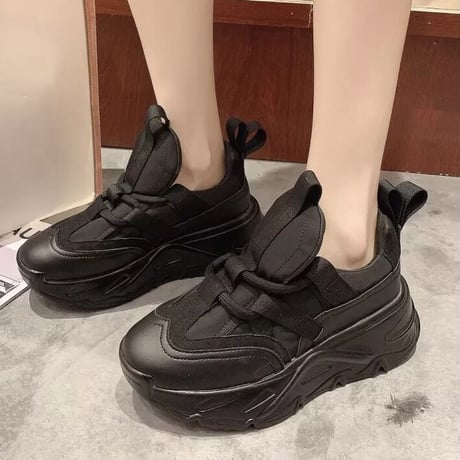 ボリュームソール スニーカー 2色展開