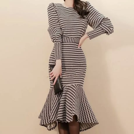 千鳥格子 フィッシュテールセットアップ