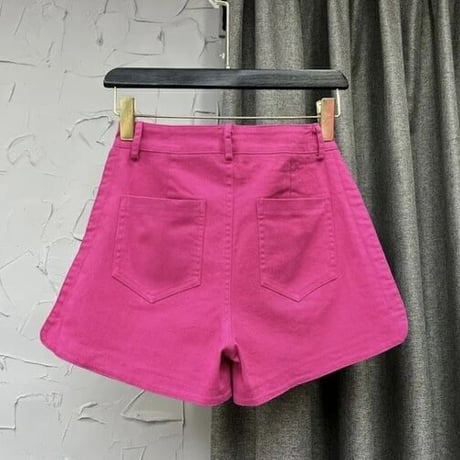 ゴールドボタンポケット フレアパンツ 4色展開