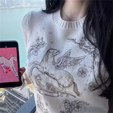 ユニコーンサマーニット
