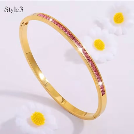 ピンクデザインブレスレット 5種類展開