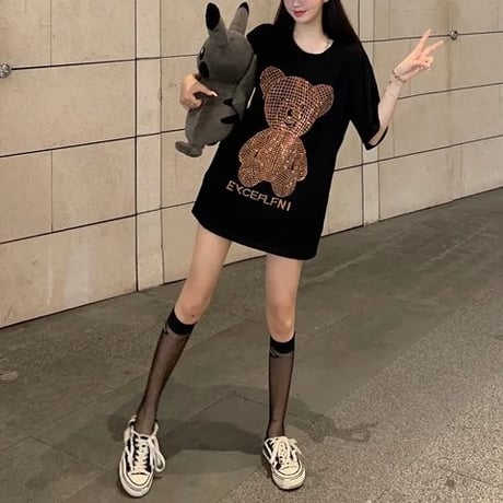 ブロックベアーストーンTシャツ 2色展開