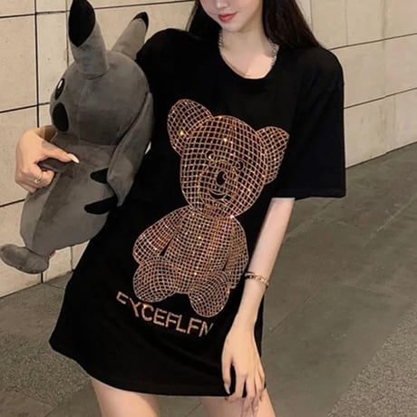 ブロックベアーストーンTシャツ 2色展開