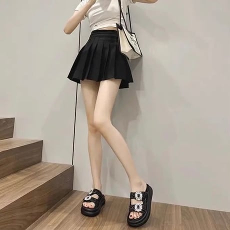 ダブルビジュー ツイードバンドサンダル 3色展開