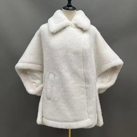 テディボアポンチョコート 3色展開