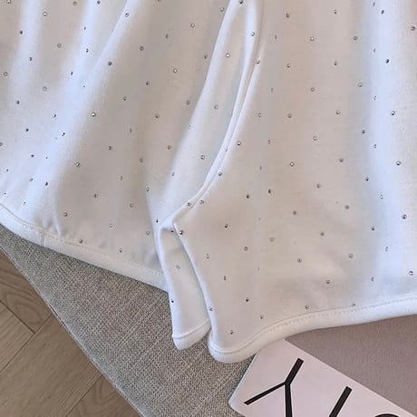 ラインストーン ショートパンツ 2色展開