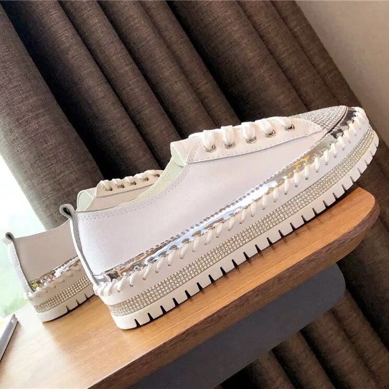 シルバーストーン レースアップスニーカー 2色展開 | Selectshop