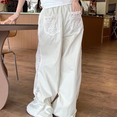 ポイントレース カジュアルパンツ